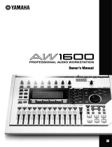 Yamaha AW 1600 Manuale utente