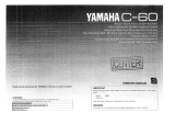 Yamaha C-60 Manuale del proprietario