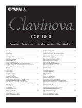 Yamaha Clavinova CGP-1000 Scheda dati
