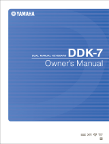 Yamaha DDK-7 Manuale utente