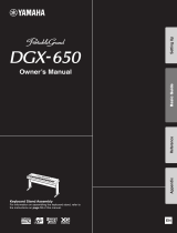 Yamaha DGX-640 Manuale del proprietario