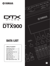 Yamaha DTX900 Scheda dati