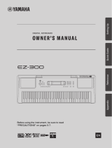 Yamaha EZ300 61 Full-Size Lighted Touch Sensitive Keyboard Manuale del proprietario
