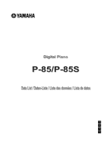 Yamaha P-85S Manuale del proprietario
