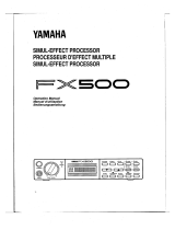 Yamaha FX500 Manuale del proprietario