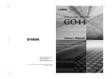 Yamaha GO44 Manuale utente