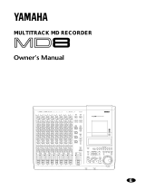 Yamaha MD8 Manuale del proprietario