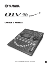 Yamaha O1v Manuale utente