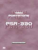 Yamaha PortaTone PSR-330 Manuale del proprietario