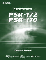 Yamaha PSR-170 Manuale utente