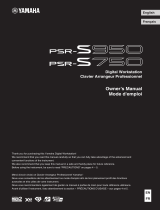 Yamaha PSR-S750 Manuale del proprietario