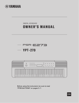 Yamaha PSR-E273 Manuale del proprietario