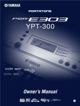 Yamaha PORTATONE PSR-E303 Manuale utente