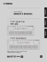 Yamaha PSR-E373 Manuale del proprietario