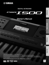 Yamaha PSR-I500 Manuale del proprietario