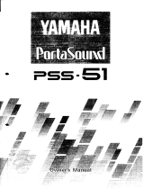 Yamaha PSS-51 Manuale del proprietario