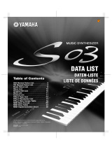 Yamaha S03 Scheda dati