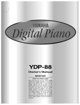 Yamaha YDP-88 Manuale utente