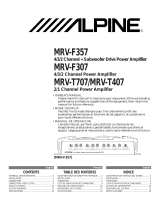 Alpine Car Amplifier MRV-F307 Manuale utente