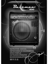 Fender Bassman 200 Manuale del proprietario