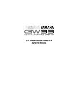 Yamaha GW33 Manuale del proprietario