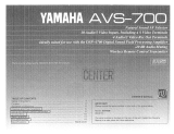 Yamaha AVS-700 Manuale del proprietario