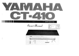 Yamaha CT-410 Manuale del proprietario