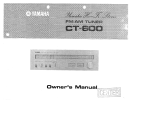 Yamaha CT-600 Manuale del proprietario