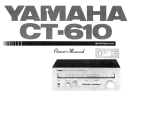 Yamaha CT-610 Manuale del proprietario