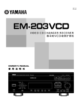 Yamaha EM-203VCD Manuale utente