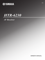 Yamaha HTR-6230 Manuale del proprietario