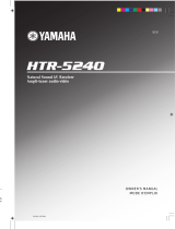 Yamaha HTR-5240 Manuale utente