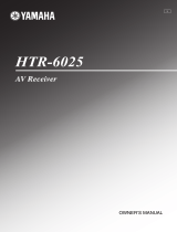 Yamaha HTR-6025 Manuale del proprietario