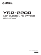 Yamaha YSP-2200BL Manuale utente