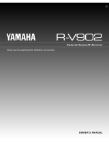 Yamaha R-V902 Manuale utente
