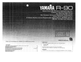 Yamaha R-90 Manuale del proprietario