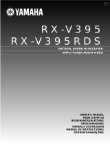 Yamaha RX-V395RDS Manuale utente