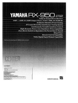 Yamaha RX-950 Manuale del proprietario