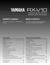 Yamaha RX-V10 (tuner + ampl) Manuale utente