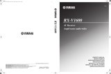 Yamaha RX-V1600 Manuale del proprietario