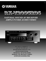 Yamaha RX V2095RDS Manuale utente