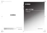 Yamaha RX V2700 - AV Network Receiver Manuale del proprietario