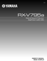 Yamaha RX-V795a Manuale del proprietario