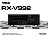 Yamaha RX-V992 Manuale del proprietario
