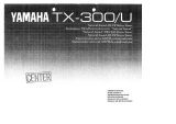 Yamaha TX-300U Manuale del proprietario