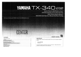 Yamaha TX-340 Manuale del proprietario