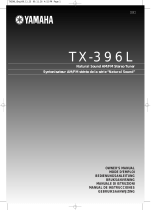 Yamaha TX-396L Manuale del proprietario