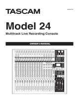 Tascam Model 24 Manuale utente