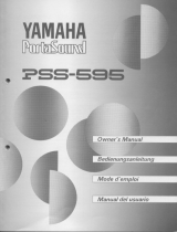 Yamaha PSS-595 Manuale del proprietario