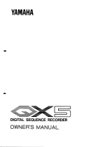 Yamaha QX5 Manuale del proprietario